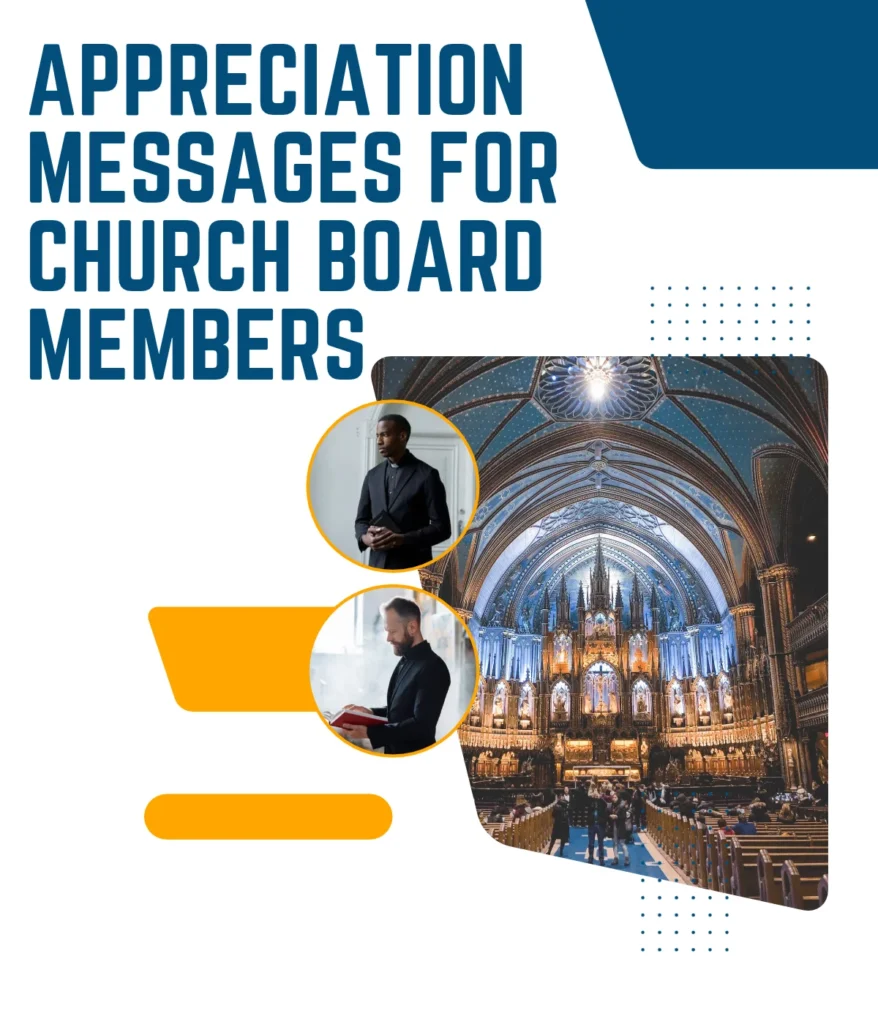 Appreciation Messages for Church Board Members