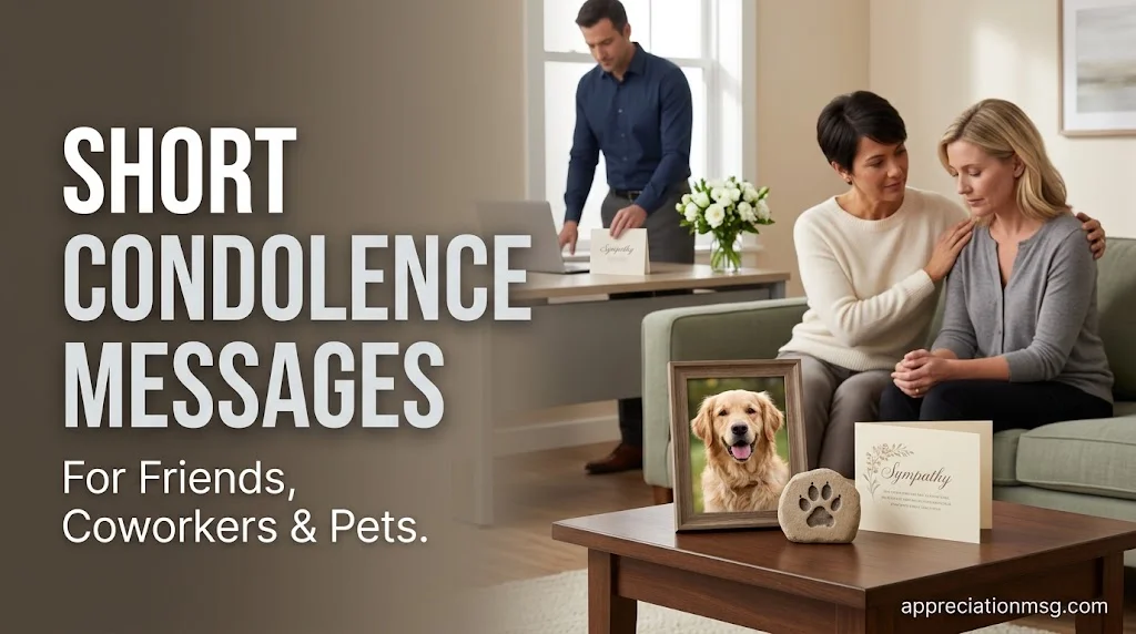 Short Condolence Messages: 150 Heartfelt, Comforting & Meaningful Words of Sympathy