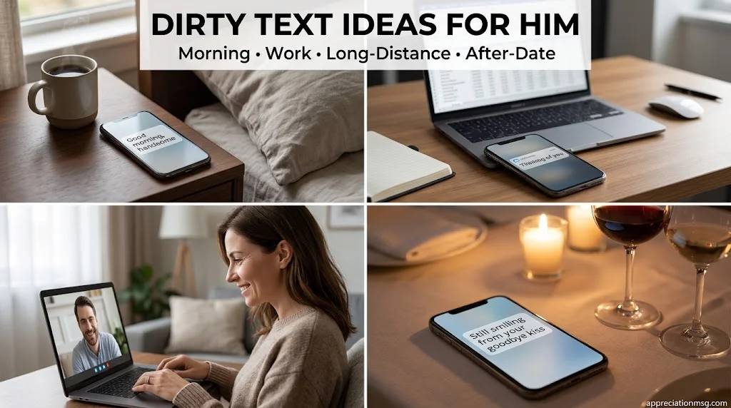 Dirty Text Ideas for Him