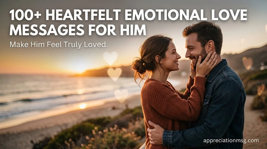 Emotional Love Messages for Him