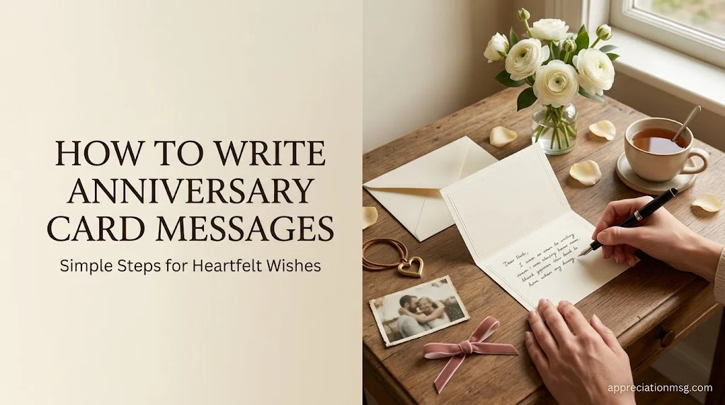 How to Write Anniversary Card Messages