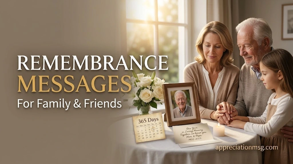 Death Anniversary Remembrance Messages for Family and Friends