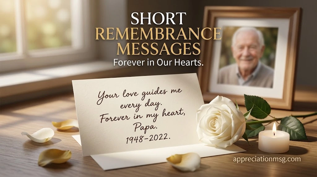 Short Remembrance Messages for Death Anniversary