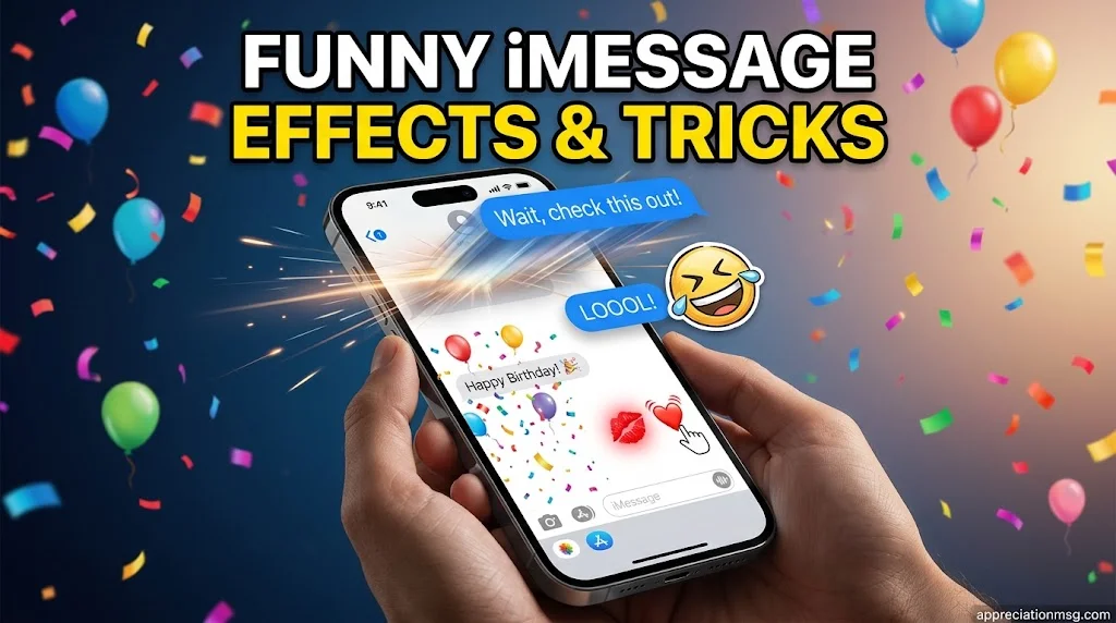 Funny iMessage Effects and iPhone Tricks