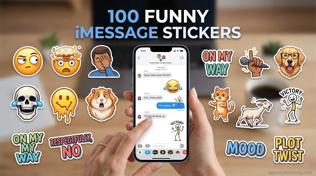 100 Funny iMessage Stickers for iPhone Chats